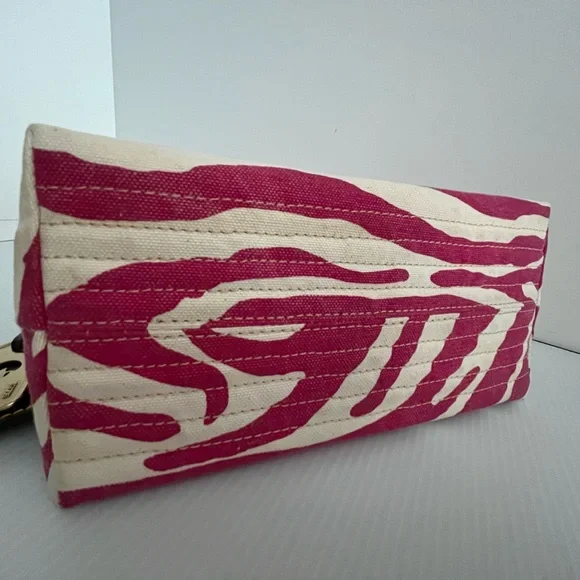 Dooney & Bourke Washed Cotton Canvas w/Leather Trim Small Handbag - sample - Picture 11 of 16